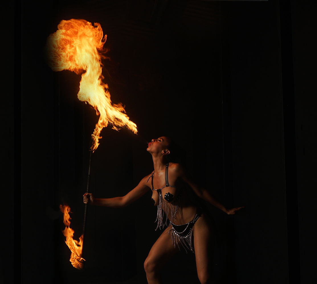 yasmin Chadwick fire dancer